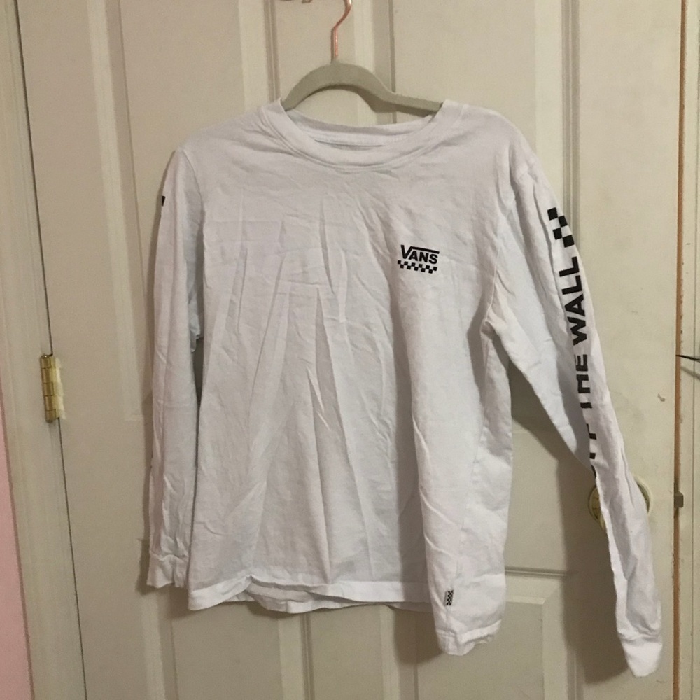 White vans long sleeve t-shirt